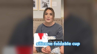silicone folding cup
